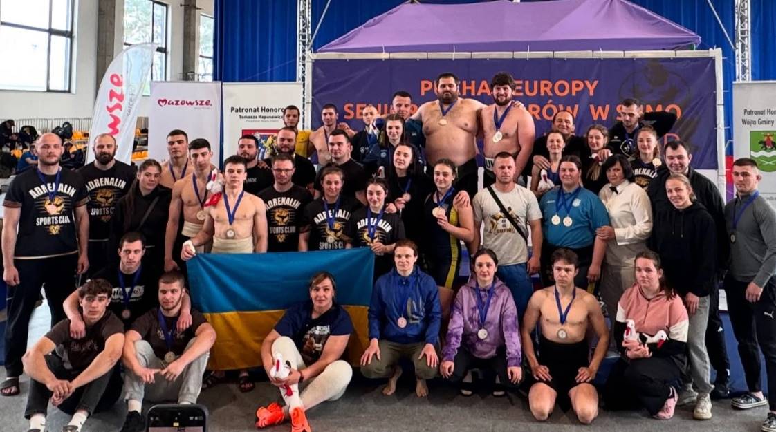 30 медалей: успешное выступление Украины на Кубке Европы по сумо