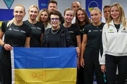 Сборные Украины и Испании определили составы на четвертьфинальный матч Кубка Билли Джин Кинг. Победитель встретится в полуфинале с Италией.