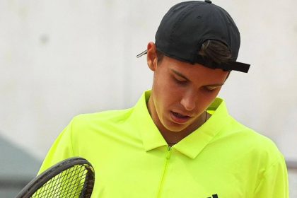 16-летний украинец Никита Белозерцев проиграл американцу Джеку Кеннеди в первом круге юниорского US Open и завершил сезон выступлениями на всех четырёх турнирах Grand Slam.