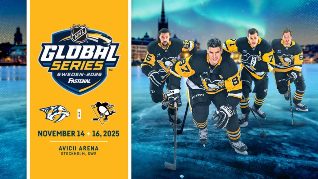 NHL Global Series 2025: кто приедет в Стокгольм и как купить билеты