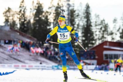 Украинские юниоры заняли 6-е место в эстафете на этапе Юниорского кубка IBU в Мартелло, уступив лидеру Франции более четырёх минут.