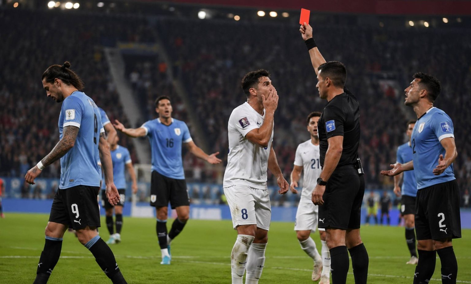 FIFA изменила правила перед ЧМ-2026: игроков будут удалять за закрывание рта во время споров и уход с поля в знак протеста против судейских решений.