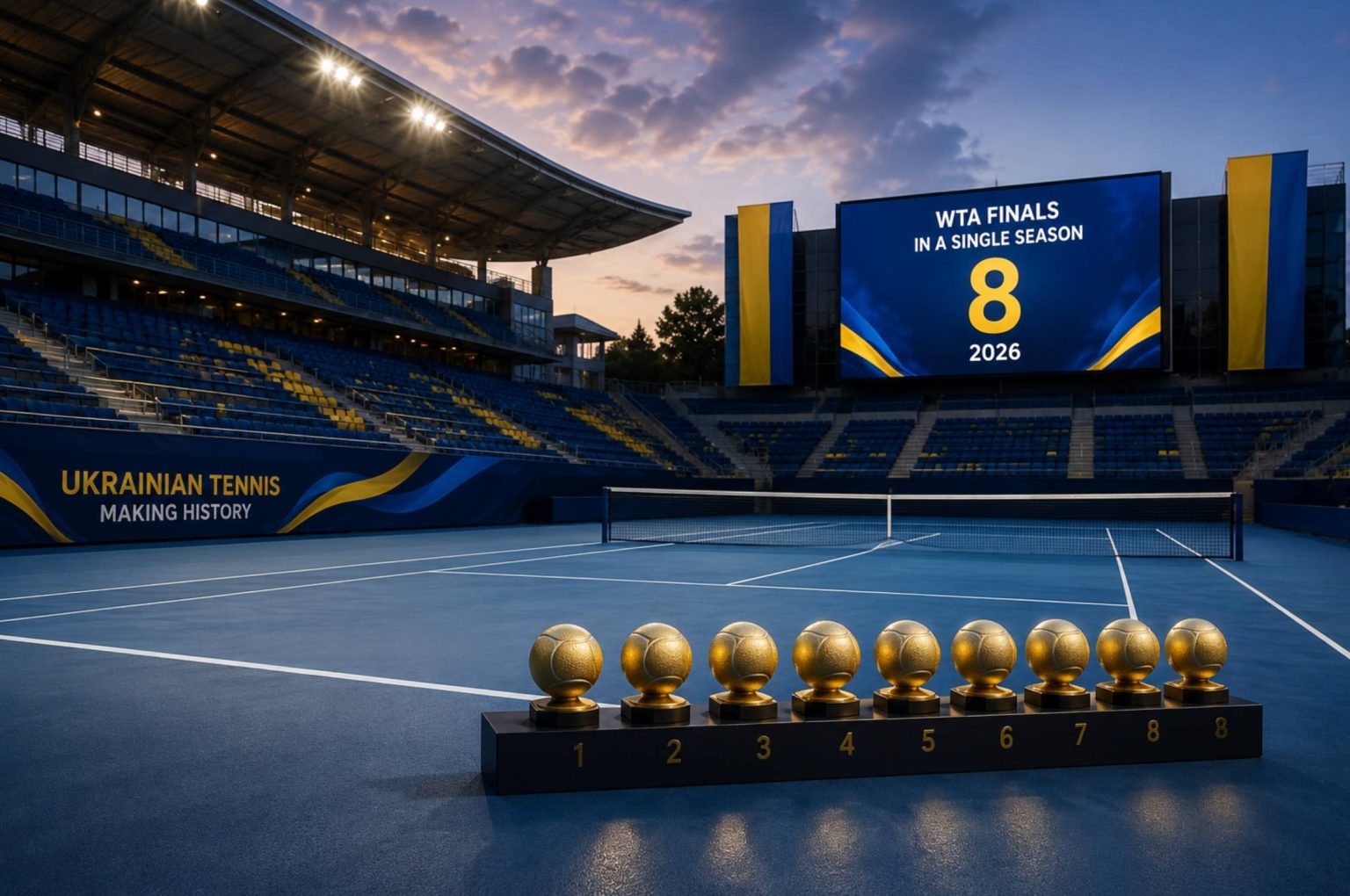 Украинские теннисистки установили рекорд по числу финалов WTA за сезон: в 2026 году сразу пять спортсменок дошли до решающих матчей Тура.