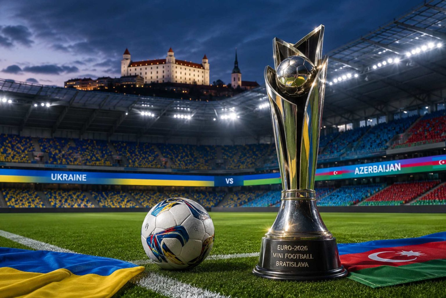 Финал Евро-2026 Украина — Азербайджан пройдет 4 июня в Братиславе. Где смотреть матч онлайн, время начала и путь сборных к решающей игре турнира.