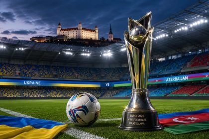 Финал Евро-2026 Украина — Азербайджан пройдет 4 июня в Братиславе. Где смотреть матч онлайн, время начала и путь сборных к решающей игре турнира.