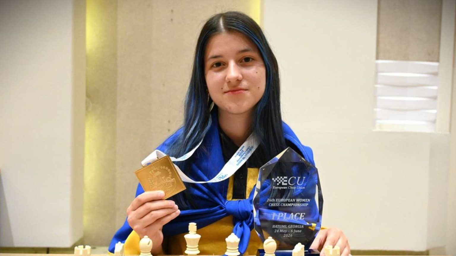 15-летняя украинка Анастасия Гнатишин выиграла чемпионат Европы по шахматам в Батуми, получила статус гроссмейстера и путевку на Кубок мира-2027.