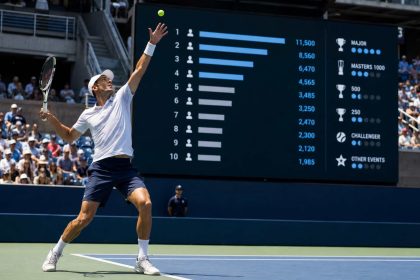 Как начисляются очки ATP и WTA, какие турниры входят в рейтинг, что значит защита баллов и почему теннисисты поднимаются или теряют позиции в таблице.