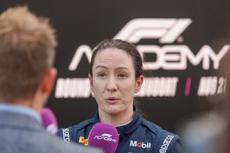 Алиша Палмовски после победы на этапе F1 Academy, архивное фото