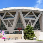 Архивный вид Diamond Court в Национальном теннисном центре Пекина