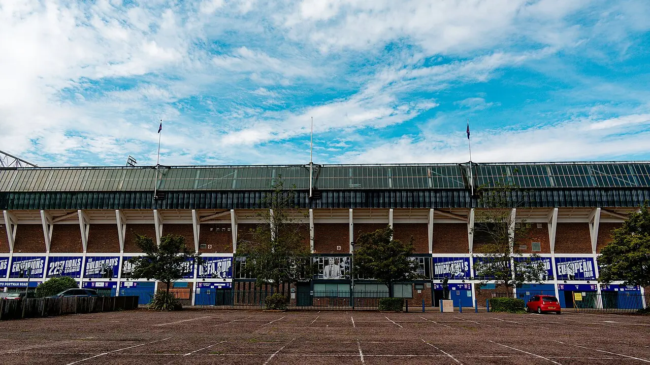 Стадион Portman Road в Ипсвиче — архивное фото